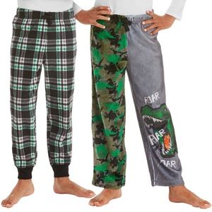 Member's Mark Boys Favorite Plush & Soft Fleece Sleep Pant 2 Pack 6/7 Dino’s